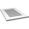 Ekena Millwork Vertical Surface Mount PVC Gable Vent: Functional, w/ 3-1/2"W x 1"P Standard Frame, 18"W x 28"H GVPVE18X2801SF - alternate 3